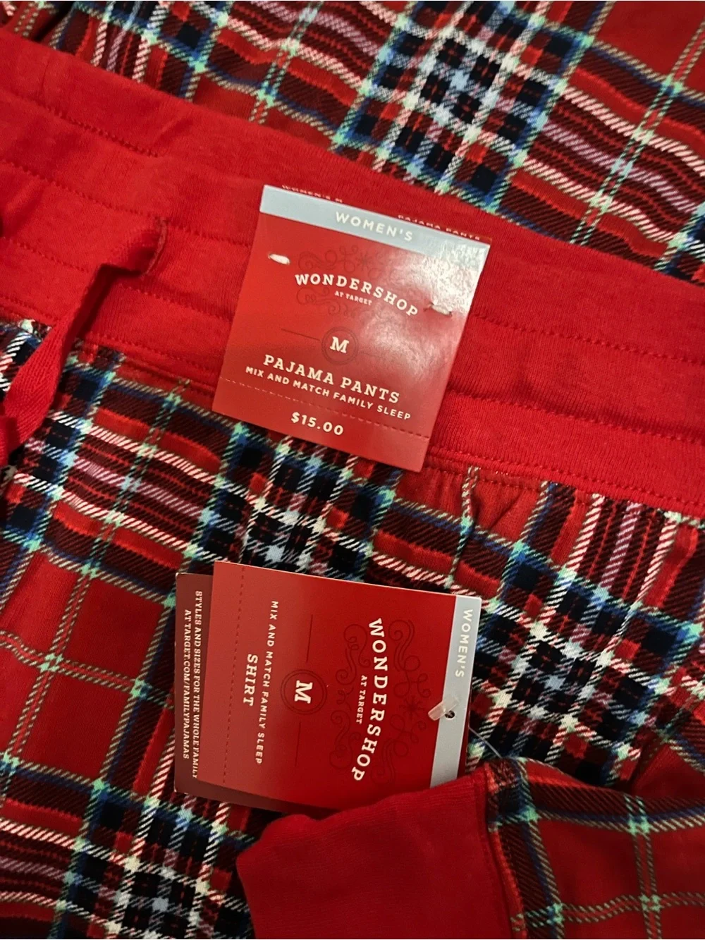 Red Plaid Pajama Set - Cozy Long Sleeve Top & Pants